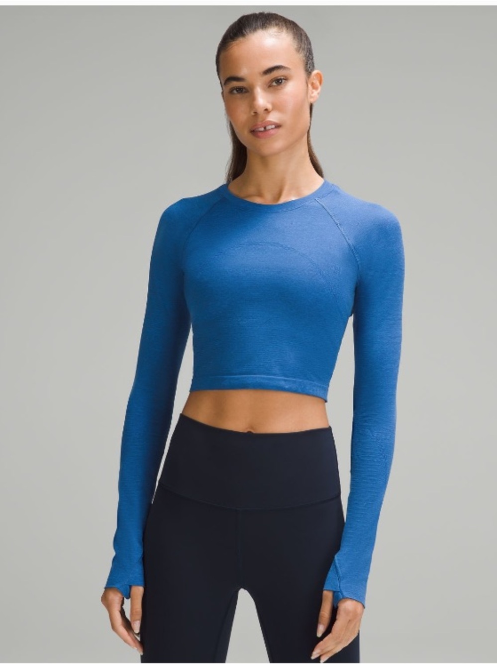 Lululemon Swiftly Tech Cropped Short-Sleeve
Shirt 2.0 | size 8
